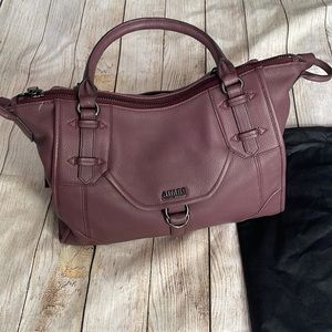 Aimee Kestenberg - mulberry /plum genuine leather hand bag